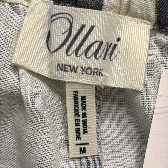 NOT 4 SALE Ollari Anthropologie Ikat Print Wide Leg Pom Pom Embellishment Pants - Picture 12 of 16